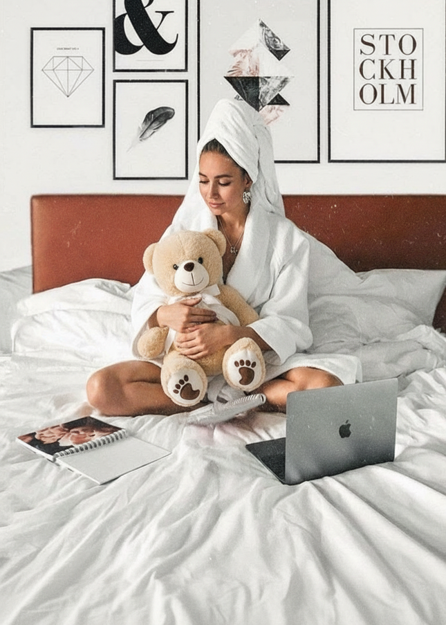 Jucărie de Lux „Nude Serenity Hug” – Ediție Colector 45 cm