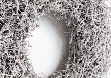 Coroniță Sculpturală „Silver Bonsai” – Piesă de Design Handmade din Rădăcini Naturale de Bonsai