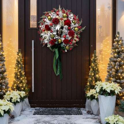 Coroniță de Crăciun "Nutcracker" cu Brad Nins și Aur