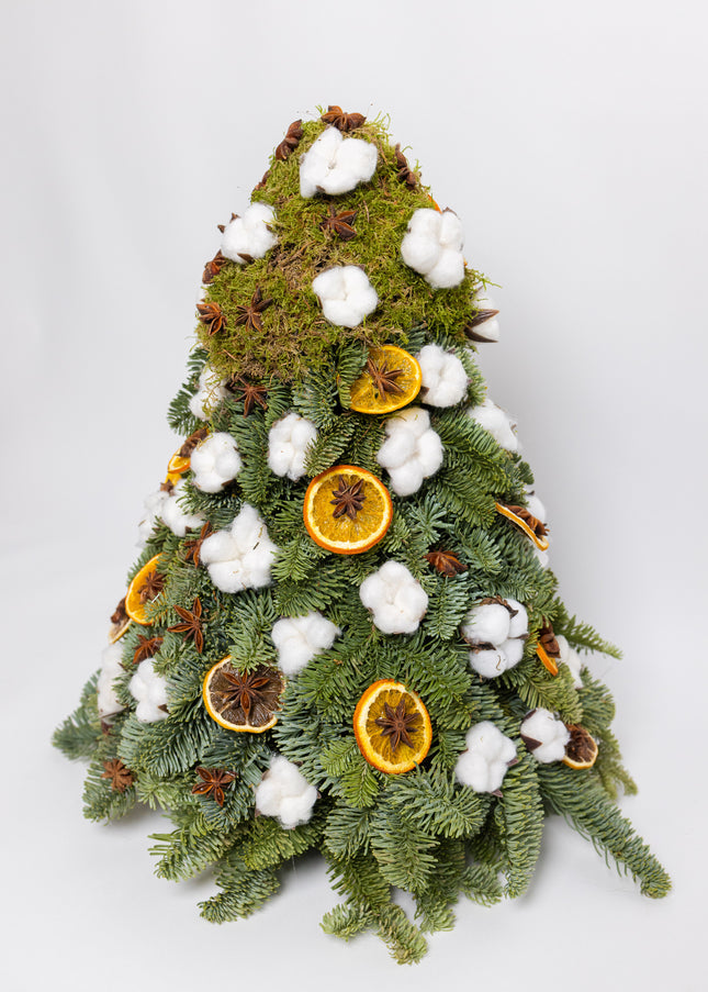 Mini-Brad Artizanal „Alpine Moss & Cotton Peak”