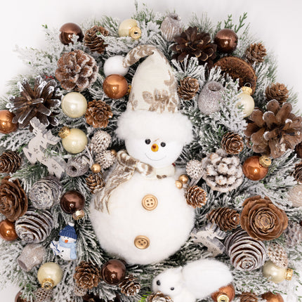 Coroniță Crăciun "Frosty Forest" din Brad Artificial 4D