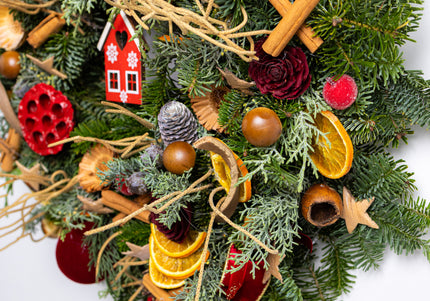 Coroniță Crăciun "Home for Christmas" din Brad Nobilis