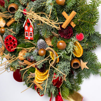 Coroniță Crăciun "Home for Christmas" din Brad Nobilis