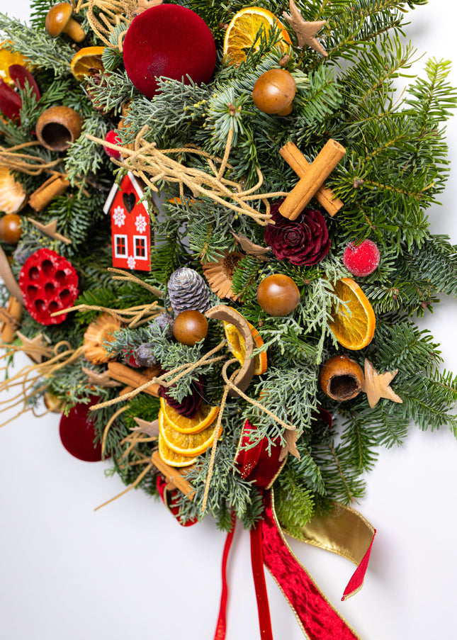 Coroniță Crăciun "Home for Christmas" din Brad Nobilis