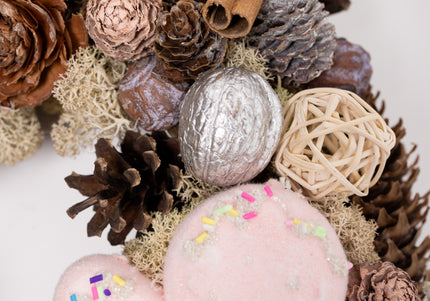 Coroniță Crăciun "Sweet Gingerbread" cu Mușchi și Conuri
