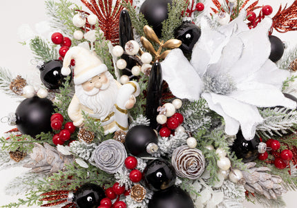 Aranjament de Lux „Santa's Velvet Grace” cu Brad 4D