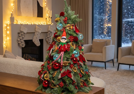Brad de Crăciun Artizanal „The Elves' Royal Fir”