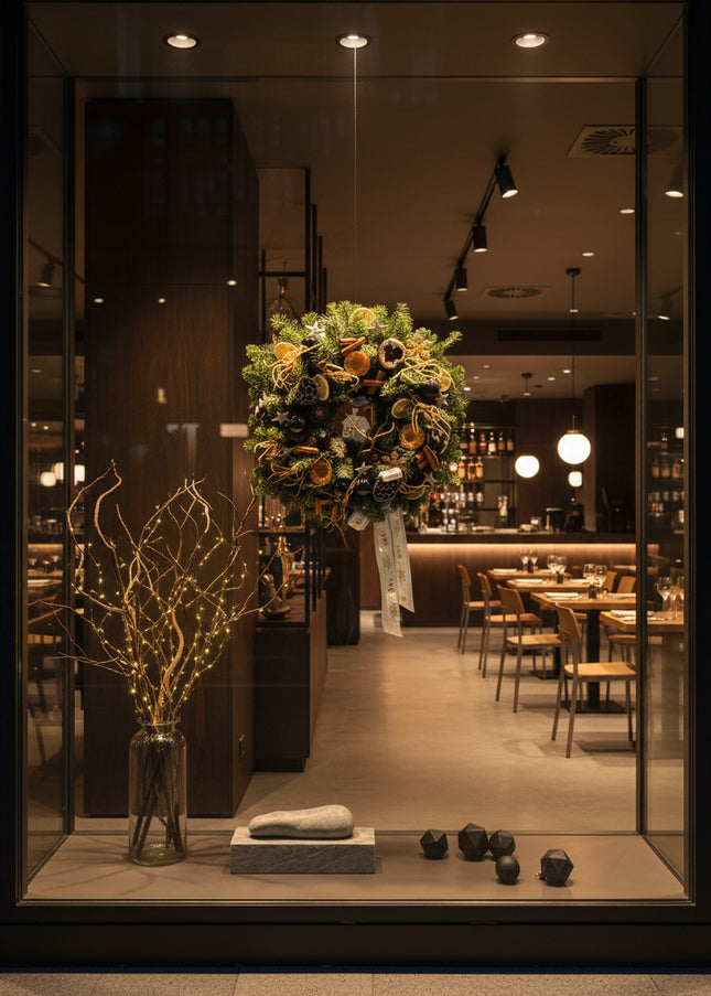 Coroniță Crăciun "Midnight Forest" din Brad Nobilis