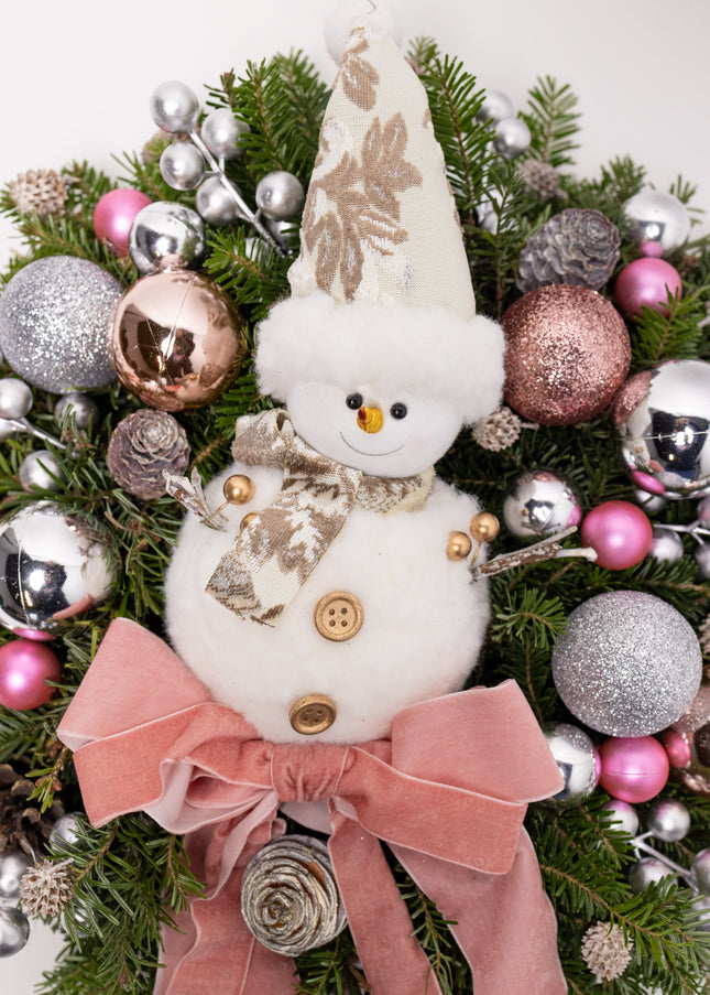 Coroniță Crăciun "Rose Gold Winter" din Brad Nobilis