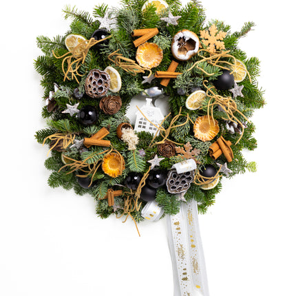 Coroniță Crăciun "Midnight Forest" din Brad Nobilis