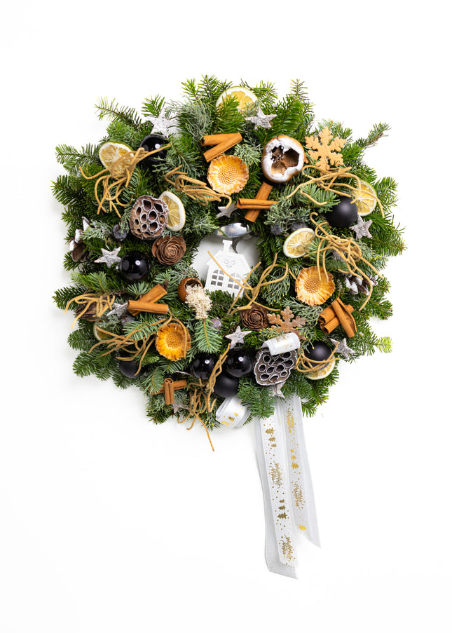 Coroniță Crăciun "Midnight Forest" din Brad Nobilis