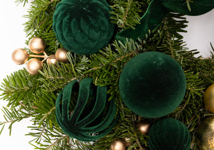 Coroniță Crăciun "Emerald Deer" din Brad Nobilis