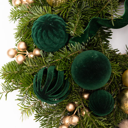 Coroniță Crăciun "Emerald Deer" din Brad Nobilis