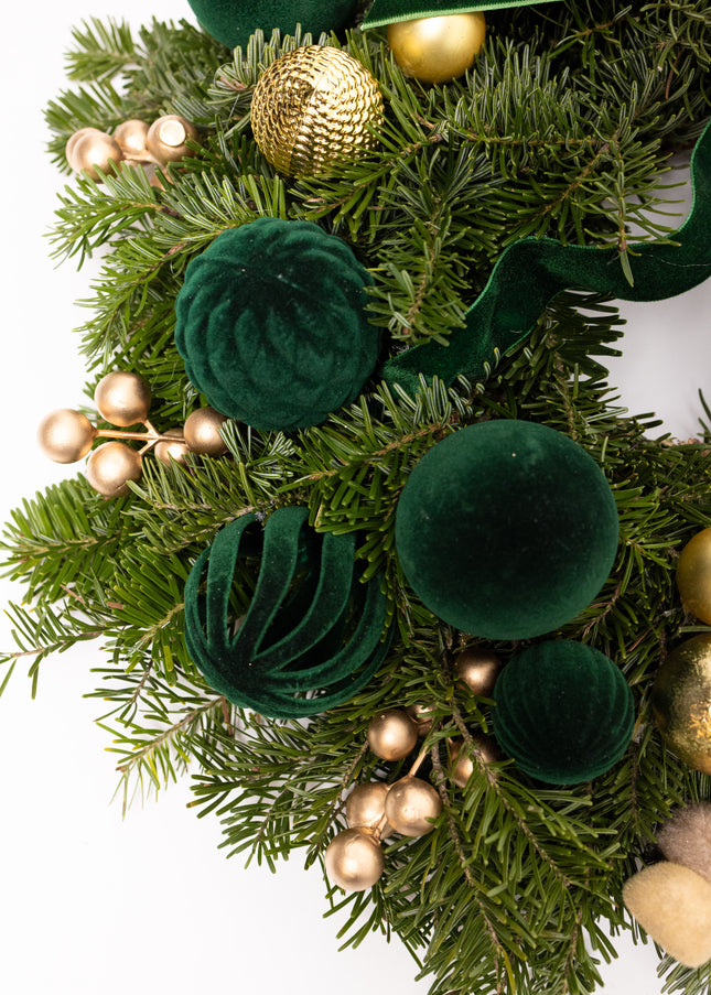 Coroniță Crăciun "Emerald Deer" din Brad Nobilis