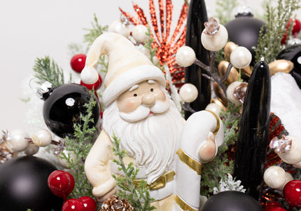 Aranjament de Lux „Santa's Velvet Grace” cu Brad 4D