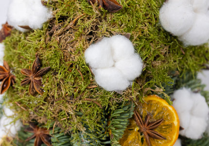Mini-Brad Artizanal „Alpine Moss & Cotton Peak”