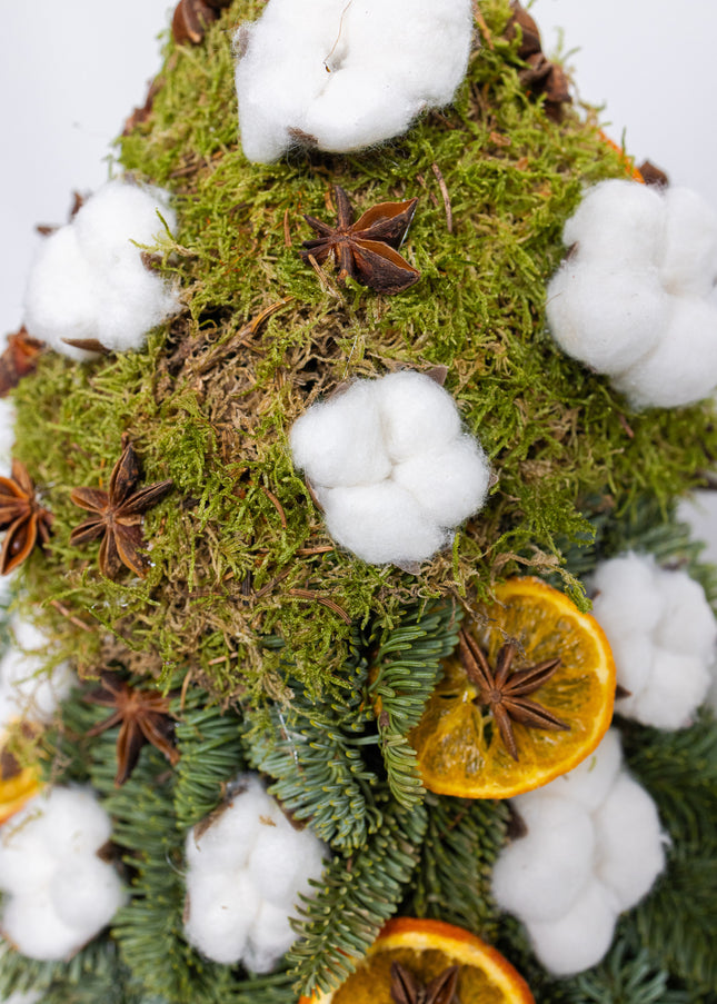Mini-Brad Artizanal „Alpine Moss & Cotton Peak”