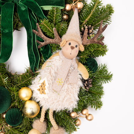 Coroniță Crăciun "Emerald Deer" din Brad Nobilis