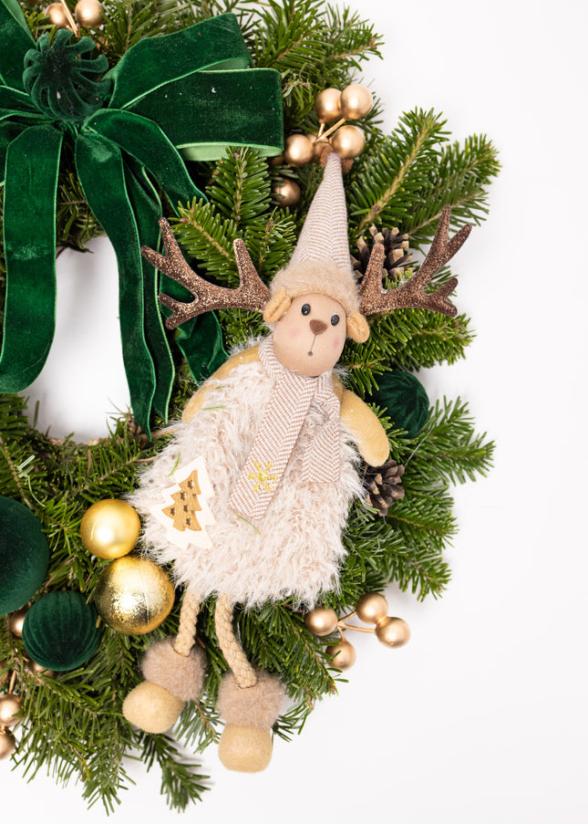 Coroniță Crăciun "Emerald Deer" din Brad Nobilis