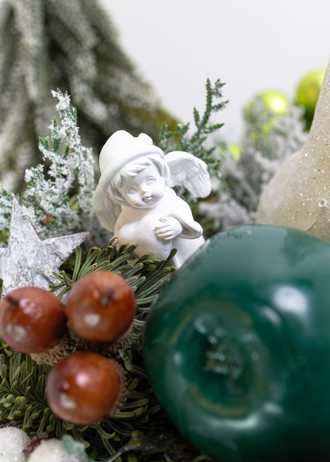 Aranjament Festiv „Emerald Forest & White Deer”