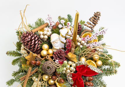Aranjament Festiv de Crăciun „Velvet Noel Splendor”