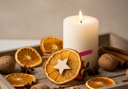 Lumânare Decorativă Artizanală „Cinnamon Angel Glow”