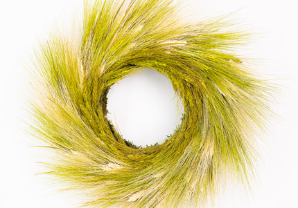 Coroniță decorativă „Golden Wheat” – decor natural din spice