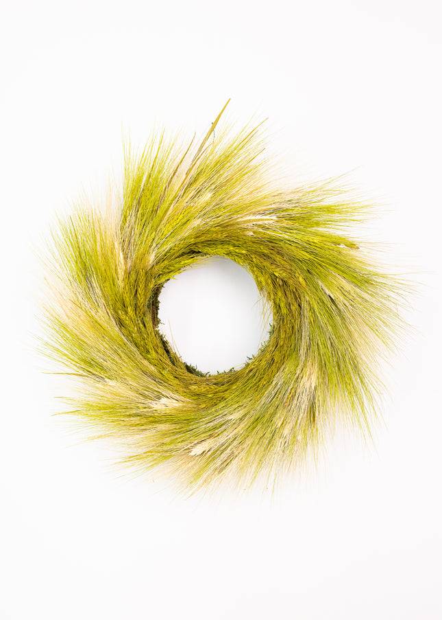 Coroniță decorativă „Golden Wheat” – decor natural din spice