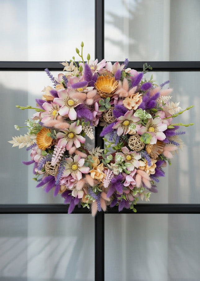 Coroniță Florală „Amethyst Bloom”