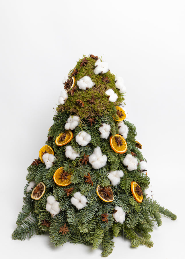 Mini-Brad Artizanal „Alpine Moss & Cotton Peak”