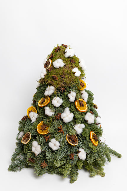 Mini-Brad Artizanal „Alpine Moss & Cotton Peak”