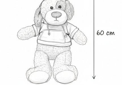 Jucărie de Lux „Honey Bear Luxury” – Ediție Colector 60 cm