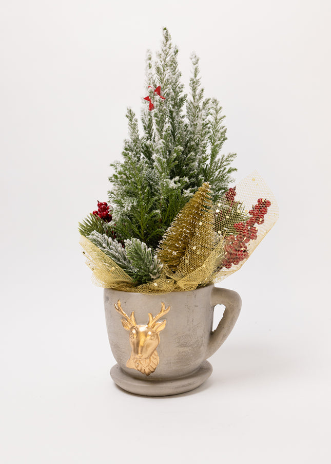 Brad Natural la Ghiveci "Royal Stag" – Decor de Lux