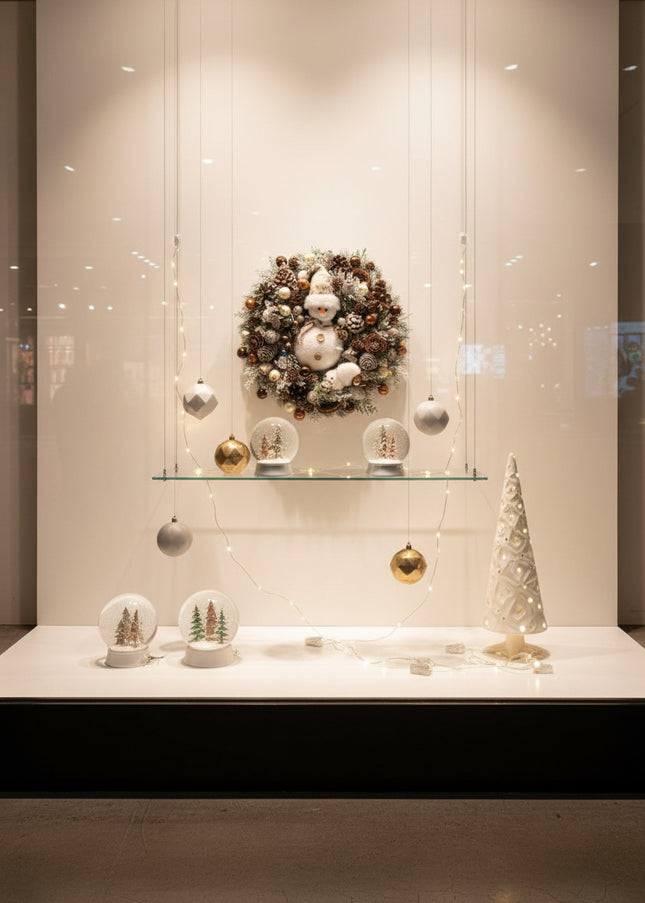 Coroniță Crăciun "Frosty Forest" din Brad Artificial 4D