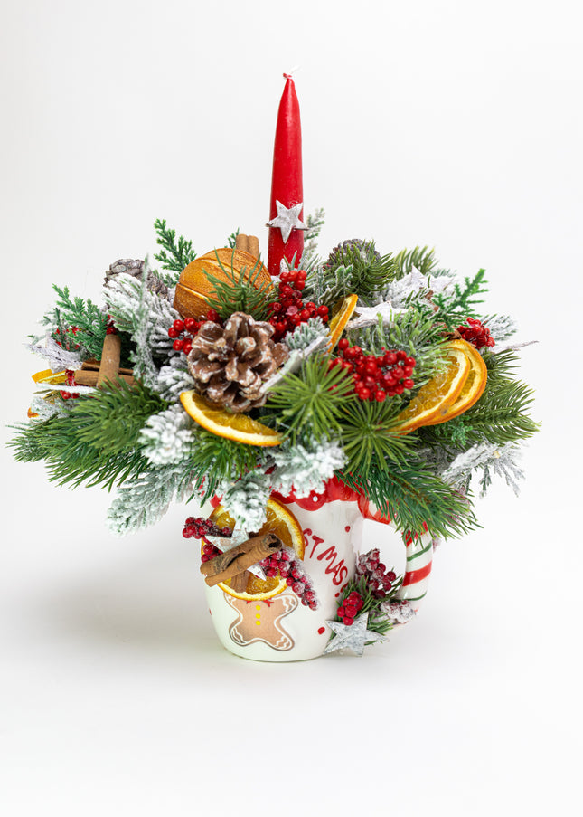 Aranjament Festiv „Zest & Pine Festive Glow”