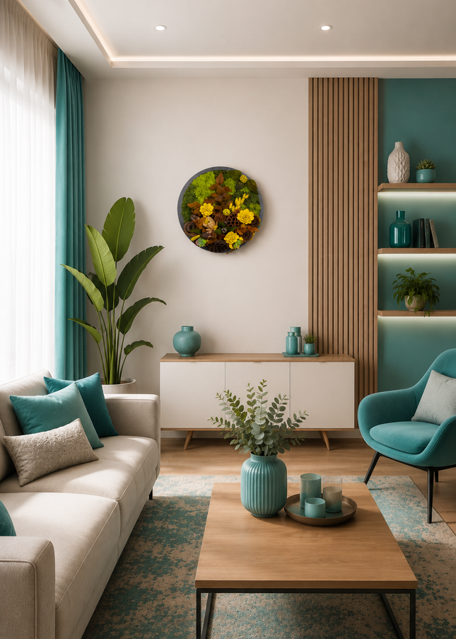 Tablou decorativ „Golden Autumn” – decor în nuanțe calde de toamnă