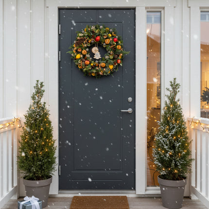 Coroniță Crăciun "Grand Winter Harvest" Mix Brad Natural