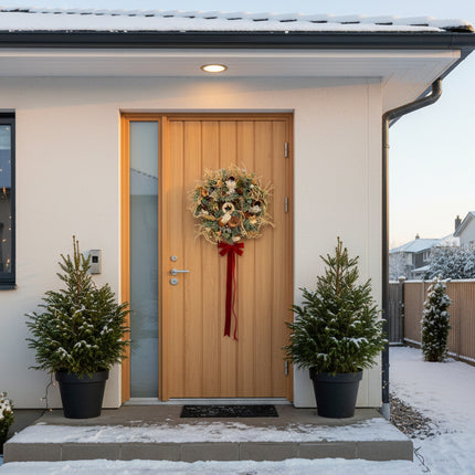 Coroniță Crăciun "Silver Forest" din Mix Brad Argintiu