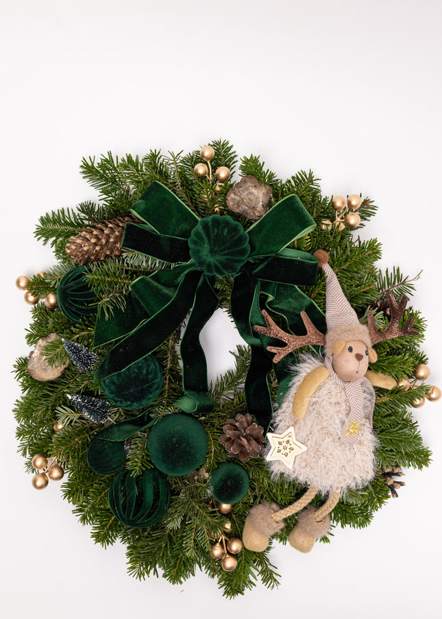Coroniță Crăciun "Forest Majesty" din Brad Nobilis