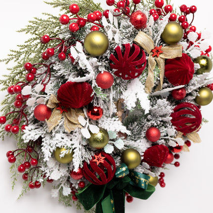 Coroniță de Crăciun "Nutcracker" cu Brad Nins și Aur