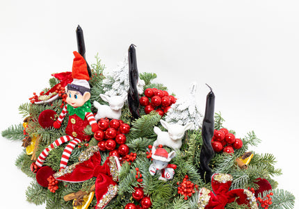 Set Complet Decor de Crăciun „The Royal Elf Trio”