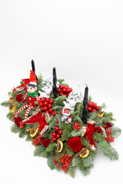 Set Complet Decor de Crăciun „The Royal Elf Trio”