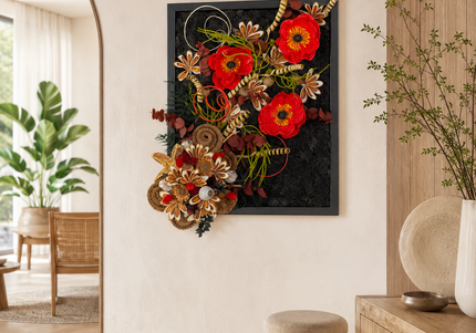 Tablou decorativ „Scarlet Poppy” – compoziție cu maci roșii