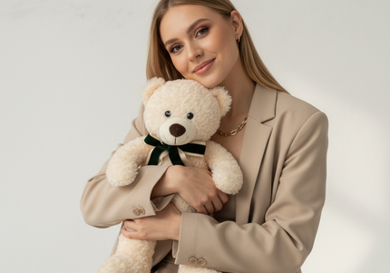 Jucărie de Lux „Ivory Forest Hug” – Ediție Colector 60 cm