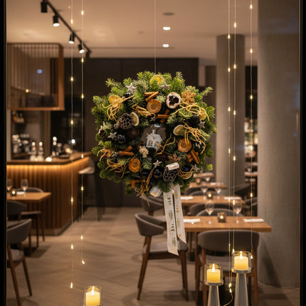 Coroniță Crăciun "Midnight Forest" din Brad Nobilis