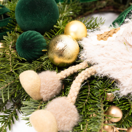 Coroniță Crăciun "Emerald Deer" din Brad Nobilis