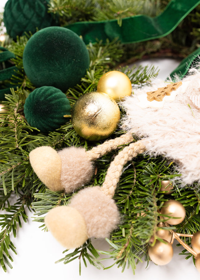 Coroniță Crăciun "Emerald Deer" din Brad Nobilis