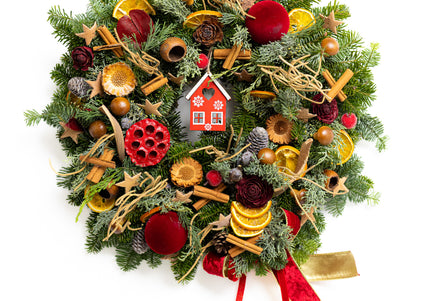 Coroniță Crăciun "Home for Christmas" din Brad Nobilis