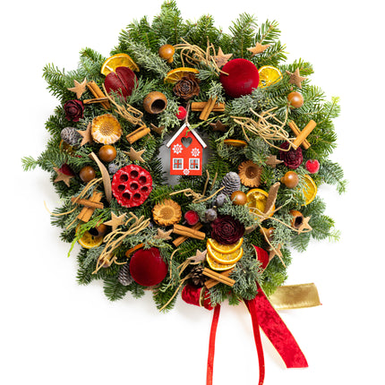 Coroniță Crăciun "Home for Christmas" din Brad Nobilis