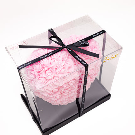 Aranjament de Lux "Pink Quartz Heart" în Ediție Deluxe